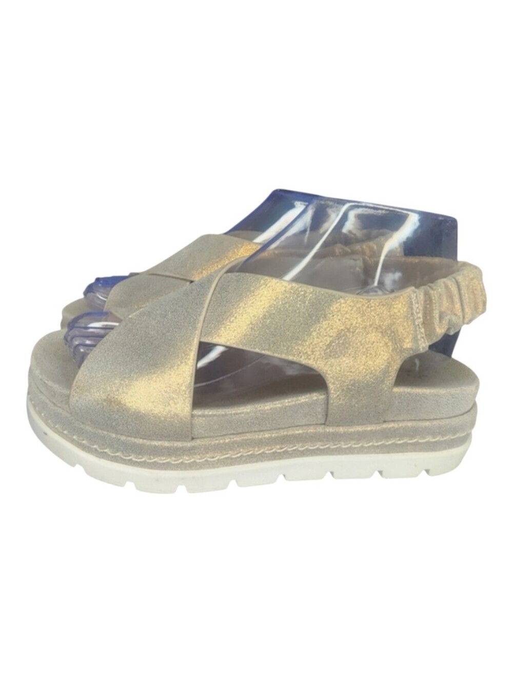 J/Slides NYC Resa Platform Sandals, Womens 7.5 - Picture 1 of 9